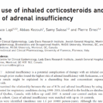 The use of inhaled corticosteroids and the risk of adrenal insufficiency